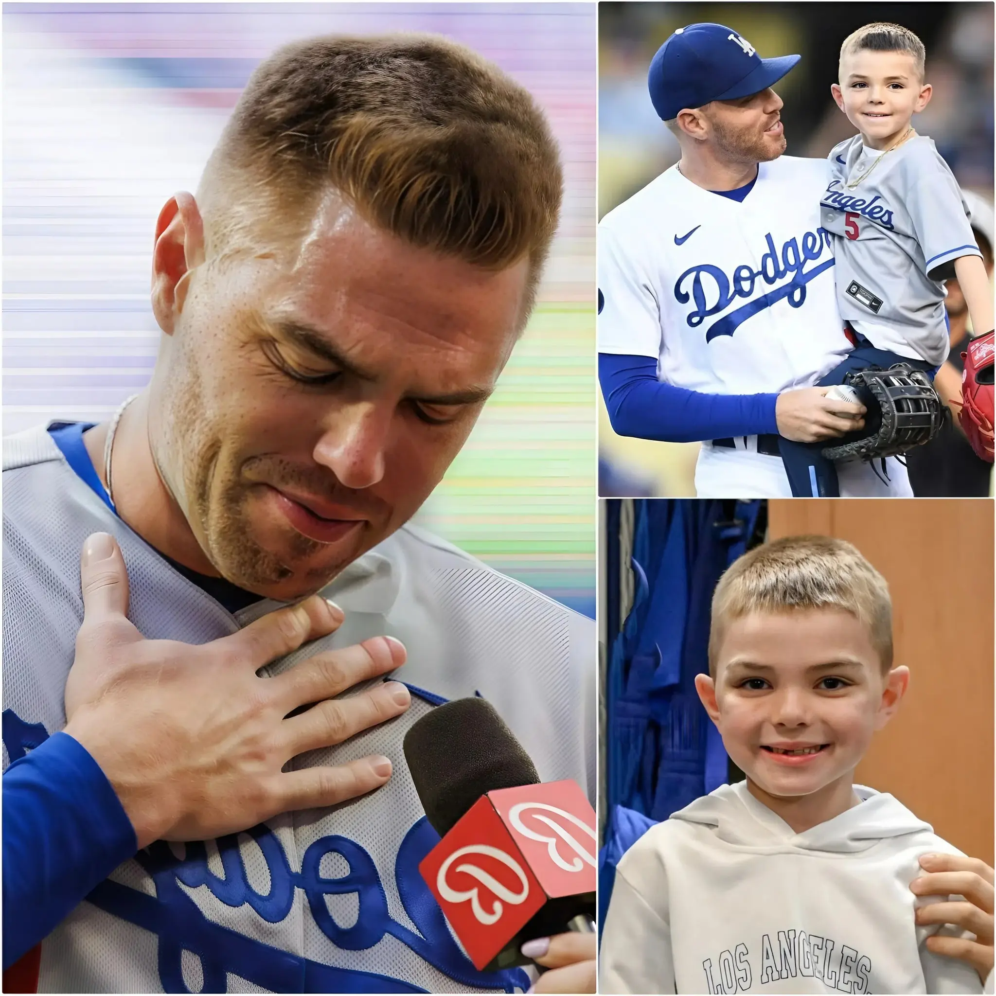 Cover Image for SHOCKING NEWS: A few minutes ago, the baseball world was in shock and praying after Freddie Freeman broke down in tears, sharing heartbreaking news about his beloved son… 👇👇