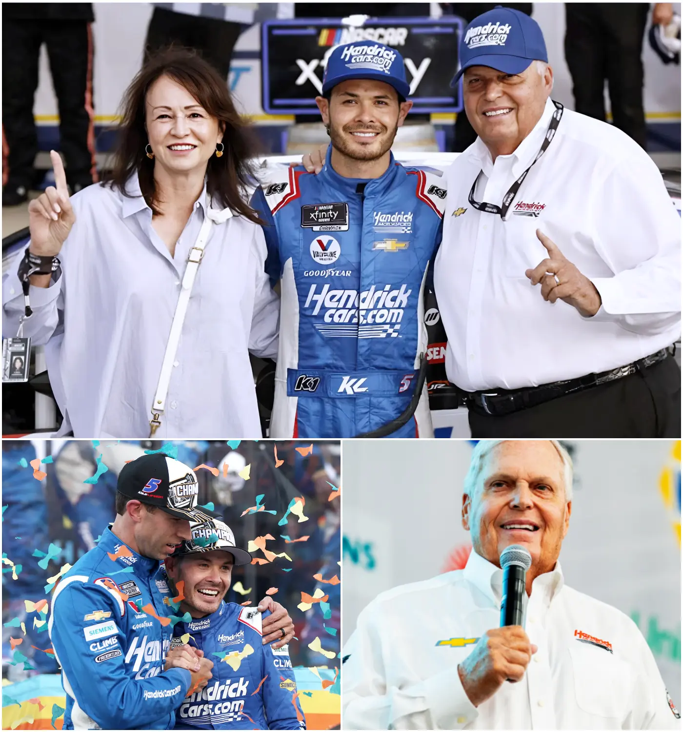 Cover Image for 🔥 BREAKING NEWS: Rick Hendrick couldn’t hide his emotions after Kyle Larson’s emotional victory at the Shock Championship, marking Hendrick Motorsports’ 15th NASCAR Cup championship. Just one day later, Hendrick suddenly announced a special, exclusive contract just for Larson… When reading the detailed terms, even Larson was surprised by what he received…