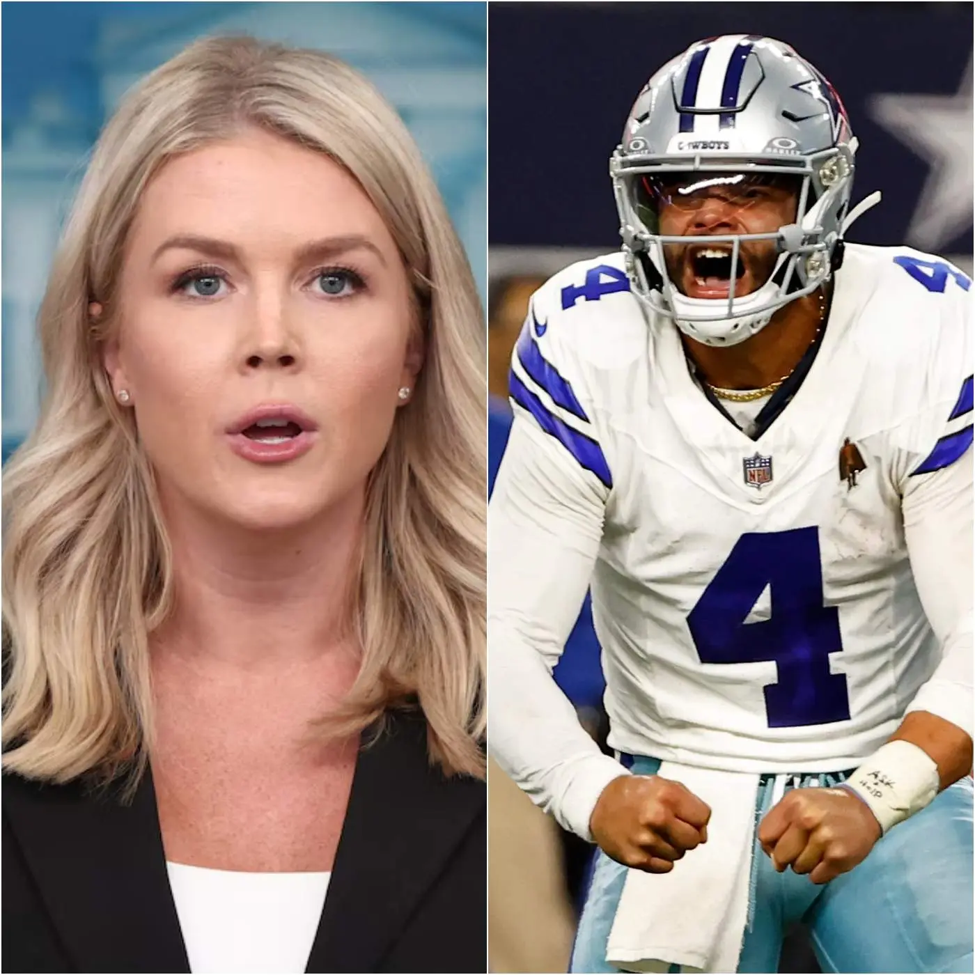 Cover Image for “YOU NEED TO SHUT UP!”🔴 Karoline Leavitt’s Explosive Tweet Slamming Dak Prescott EPICALLY Backfires as He Reads Every Single Word Aloud on Live TV, Stunning the Entire Nation and Leaving the ESPN Studio in Total, Jaw-Dropping Silence!!